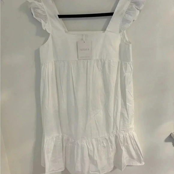 Compania Fauve Ruffle-Sleeve Mini Dress NWT - Picture 9 of 10